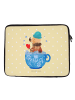 Mr. & Mrs. Panda Notebooktasche Nachtfalter Schaumbad ohne Spruch in Gelb Pastell
