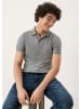 QS Polo-Shirt in 9730_grau meliert