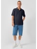 QS Polo-Shirt  in  5831_dunkelblau