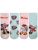 Disney 4er Pack Disney Minnie Mouse & Daisy Duck Socken Sneaker Söckchen in Mehrfarbig