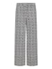 ICHI Casual Hose IHKATE Loose fit in Total Eclipse Ikat Tile Aop
