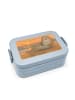 Mr. & Mrs. Panda Bento Box Robbe Lachen Design ohne Spruch in Blau Pastell