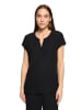 Betty Barclay Basic Shirt mit V-Ausschnitt in Schwarz