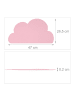 relaxdays Platzdeckchen Kinder in Rosa - (B)47 x (T)26,5 cm