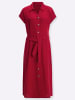 Sieh an! Baumwollkleid in rot