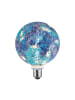 paulmann LED G125 Miracle Mosaic 470lm blue dim E27 2700K 230V F