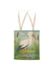 Mr. & Mrs. Panda Tote Bag Storch Design ohne Spruch in Weiß