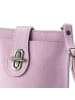 Toscanto Leder Umhängetasche Toscanto Tasche lila ca. 22cm