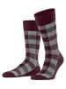 Burlington Buffalo Check Socke in Oxford