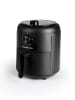 Gourmet Maxx Heißluft-Fritteuse Mechanisch 2,3l 1000W schwarz Schwarz
