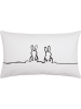 Erwin Müller Kissenhülle in weiß-schwarz