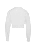 Champion Pullover Crewneck Croptop in weiss