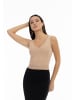 faina Damen Strick Tank Top in Beige