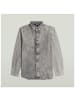 G-Star Raw Langarmhemd in sun faded graphite grey
