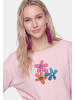 IZIA Women Sweatshirt in Light Rose