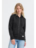 Oxmo Kapuzenfleecejacke OXKAREN ZIPHOODIE in Schwarz