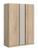 ebuy24 Kleiderschrank Oakland Eiche 130 x 53 cm