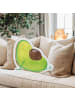 Mr. & Mrs. Panda Kuschelkissen Avocado Schwangerschaft ohne Spruch in Weiß