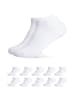 Occulto 10er Pack 100% Baumwolle Sneaker Socken Ingmar in Weiß