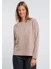 ELBSAND Sweatshirt Arvid in Silver Sand Melange