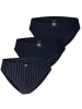 CECEBA Slips 3er Pack in Navy / Mehrfarbig