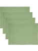REDBEST Baumwolle Tischset 4er-Pack Tulsa in pistazie