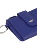 Braun Büffel Joy Kreditkartenetui RFID Schutz Leder 11 cm in indigo violet