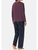 UNCOVER BY SCHIESSER Schlafanzug Nightwear in Pflaume