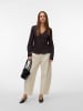Vero Moda Popelin Hemd in Chocolate Torte