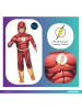 amscan Kinder Kostüm The Flash bedruckter Overall Gr. 104 Karneval Fasching