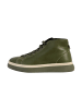Divine Factory Sneaker Montante aus Leder Alénoa Grün