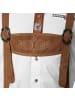tectake Lederhose Steigerwald in braun
