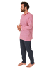 NORMANN langarm Schlafanzug Pyjama - 78025 in rot