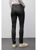Street One Slim Fit Coated Hose in Schwarz