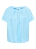 Eterna Bluse LOOSE FIT in azurblau