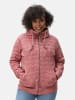 ragwear Sweatjacke Neska Print Zip Plus in Dusty Pink