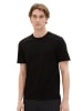 Tom Tailor Basic T-Shirt 2-er Stück Pack Kurzarm Set in Schwarz-2