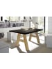 58 aufm Kessel ESSZIMMERTISCH Elia 2 180 x 90 x 75 Esstisch Asteiche/Schwarzstahl