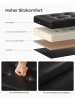 SONGMICS Hocker Minota in Schwarz - (B)41 x (H)31 x (T)31 cm