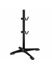 relaxdays Fahrradständer in Schwarz - (B)41,5 x (H)69,5 x (T)38,5 cm