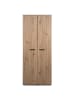 CALICOSY Schuhschrank LUGO in Handgefertigt aus Eiche - (W) 74  x (H) 181,5  x (L) 34  cm