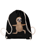 Mr. & Mrs. Panda Tasche Faultier Yoga ohne Spruch in Schwarz