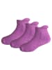 Yalion 3er-Set Yalion Baby Kurzsocken mit Stern-Stoppern weich & rutschfest,lila