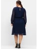 sheego Cocktailkleid in marine