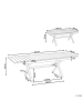 Beliani Esstisch FANES in Braun/Grau - (W) 90 x (H) 76 x (L) 184 cm