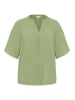 KAFFE curve Bluse kurzarm KCmorine Regular fit in Oil Green