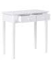 Beliani Konsolentisch YIRRA in Weiß - (W) 75 x (H) 75 x (L) 40 cm