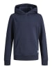 JACK & JONES Junior Kapuzen-Sweatshirt JJEBASIC SWEAT HOOD in navy blazer