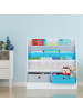 relaxdays Kinderregal Tiere in Bunt - (B)71 x (H)74 x (T)23 cm