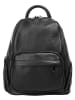 Cluty Rucksack echt Leder in schwarz